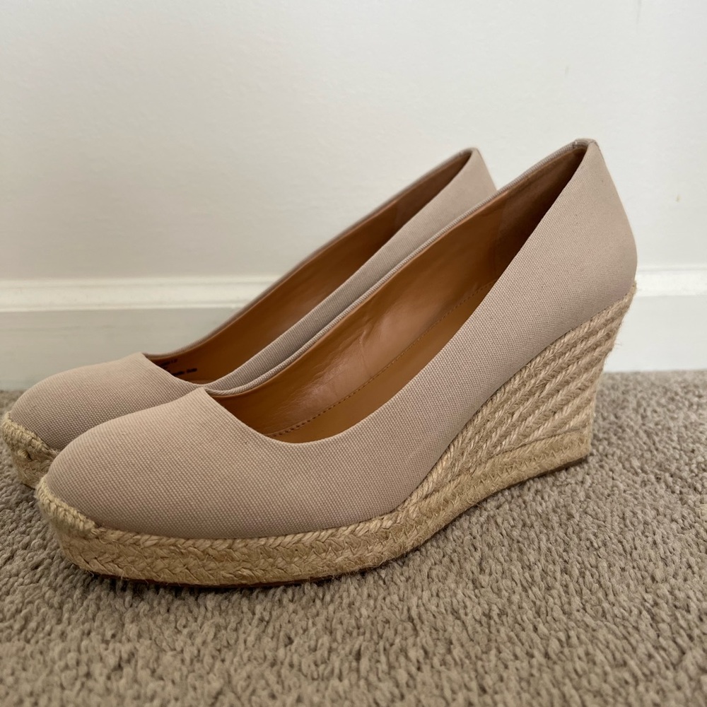 J.Crew Seville espadrille Canvas wedges